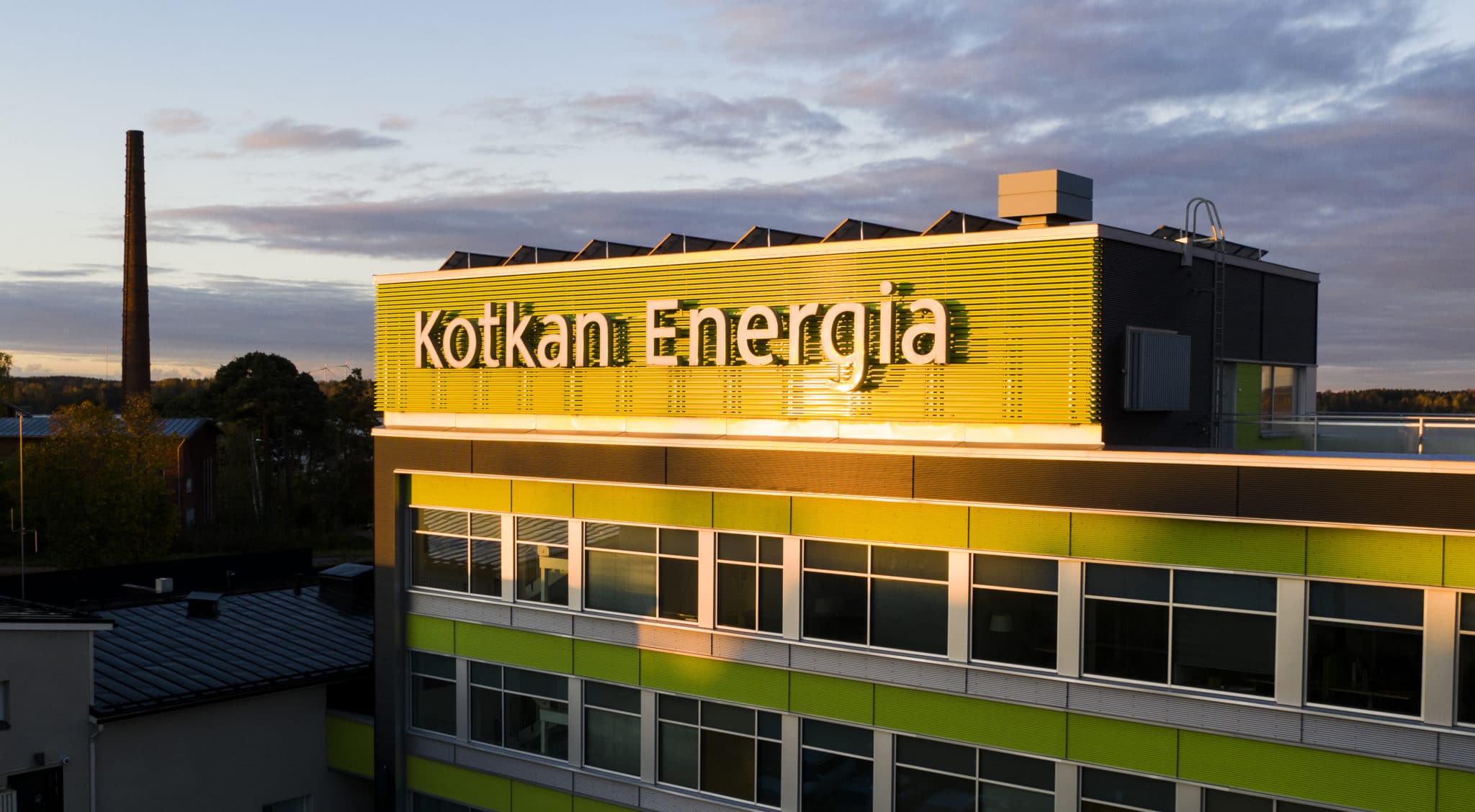 Kotkan Energian rakennus.